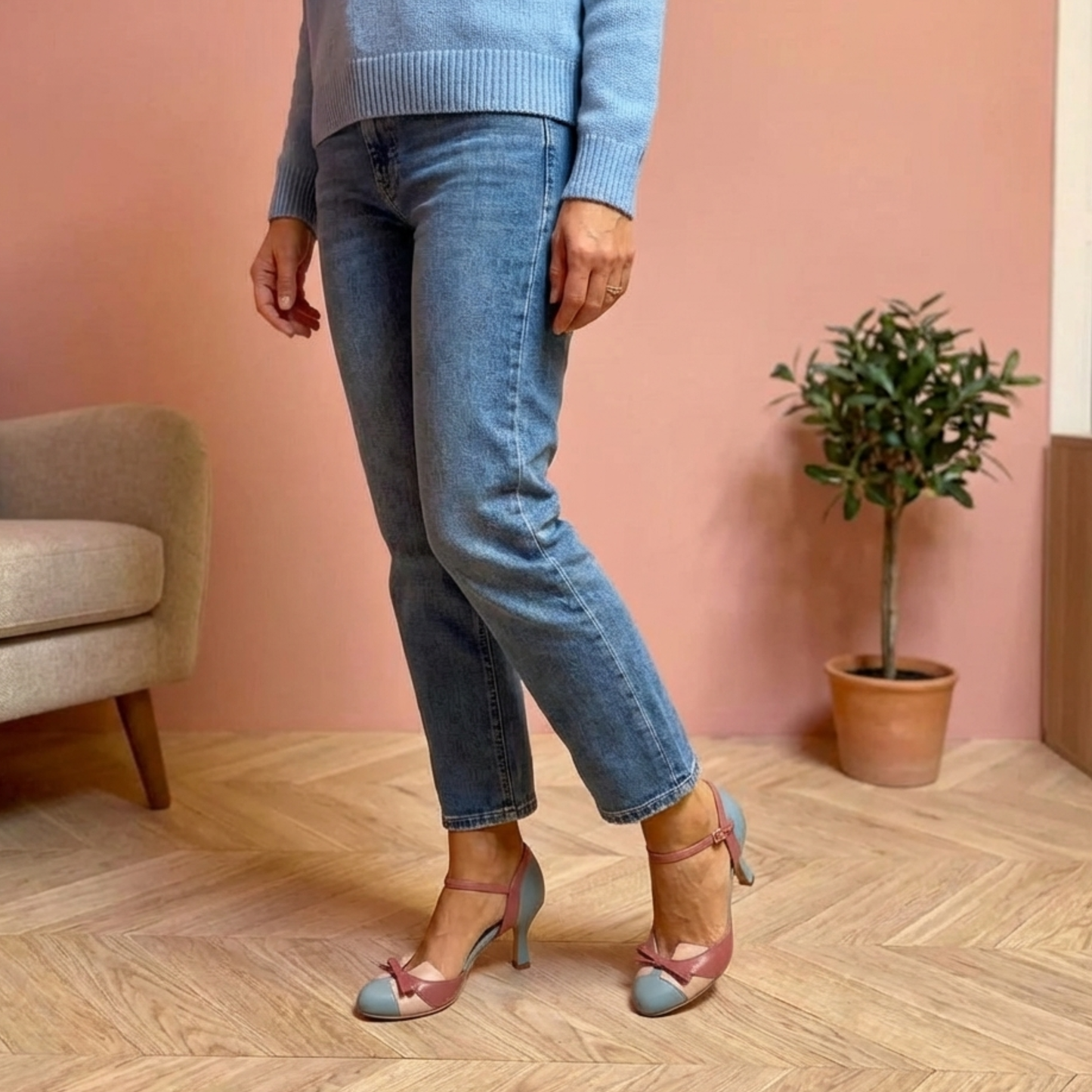 Tacones ergonomicos vintage