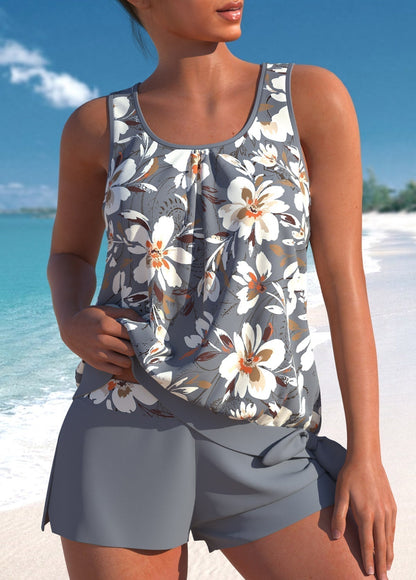 Helena | Conjunto de Tankini Floral Elegante para Mujeres
