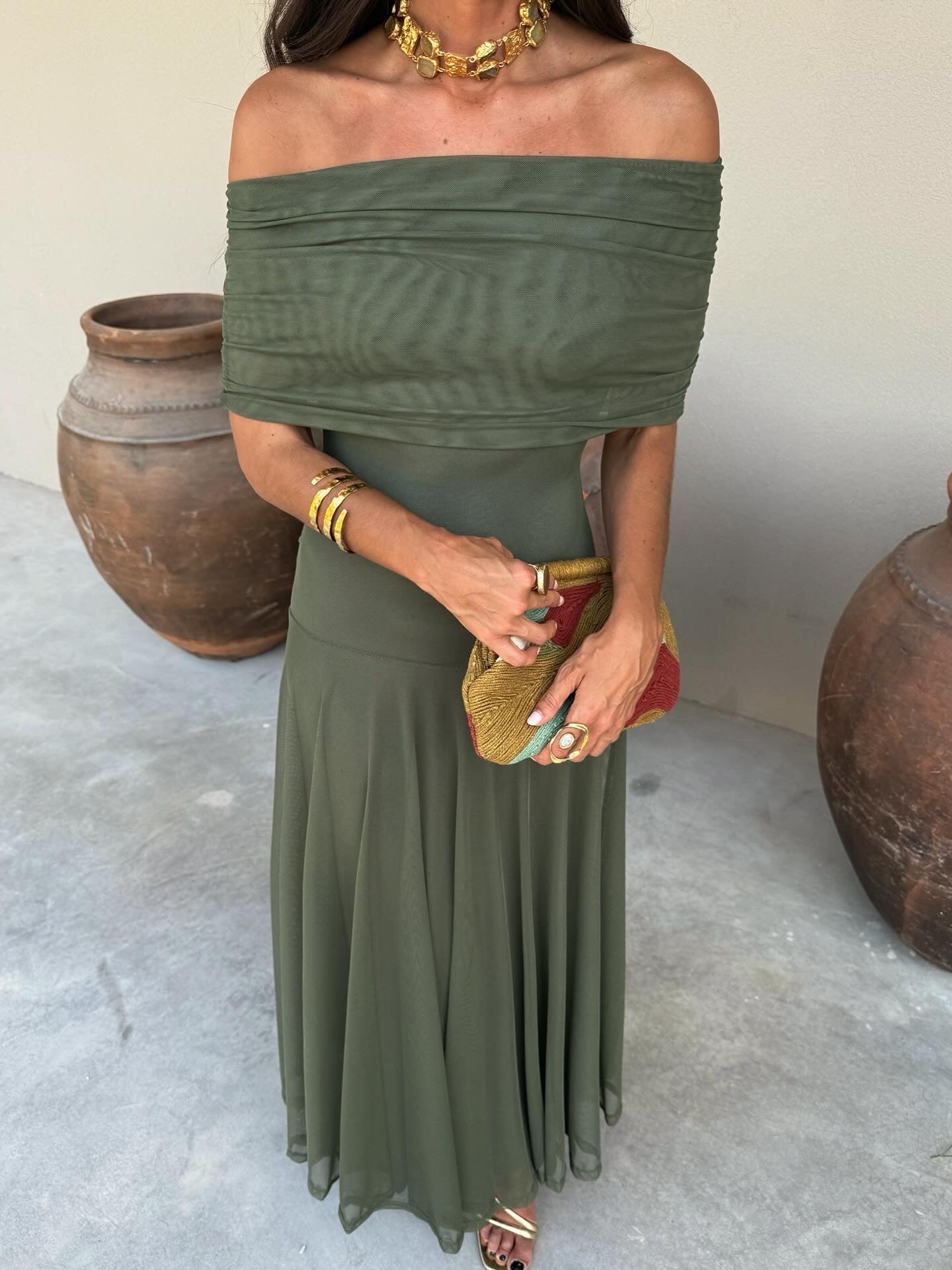 Vestido Toledo en verde