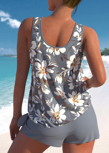 Helena | Conjunto de Tankini Floral Elegante para Mujeres