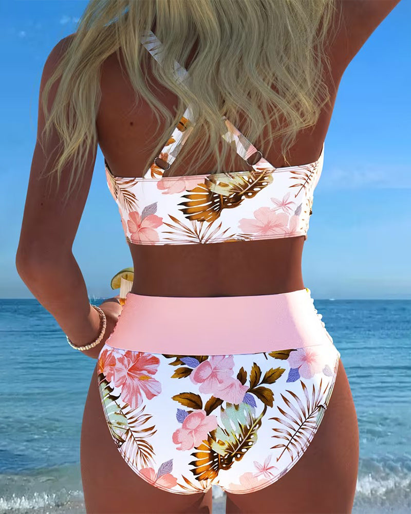 Jolina | Bikini de Contraste Floral