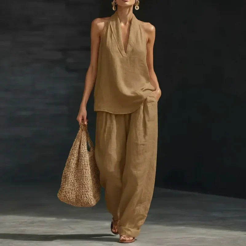 Ainhoa - Conjunto sofisticado de dos piezas