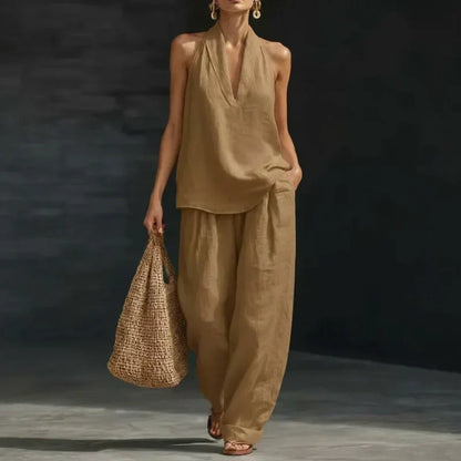 Ainhoa - Conjunto sofisticado de dos piezas