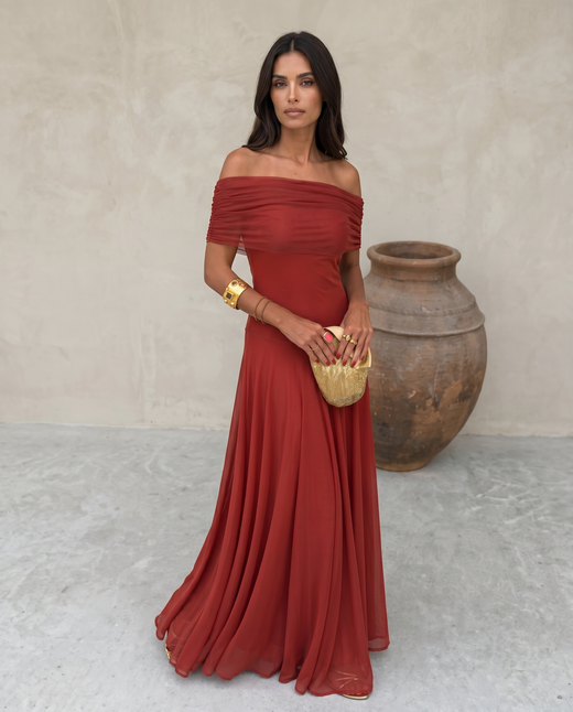 Vestido Toledo en rojo