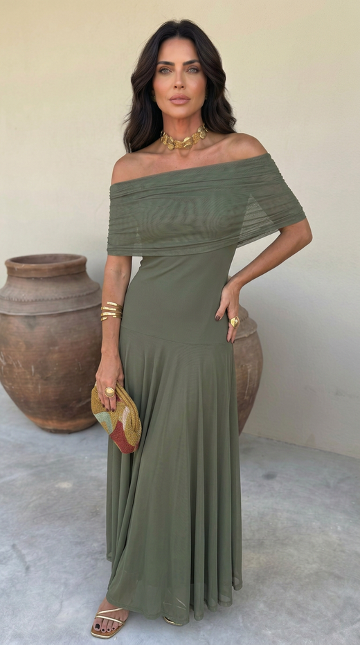 Vestido Toledo en verde